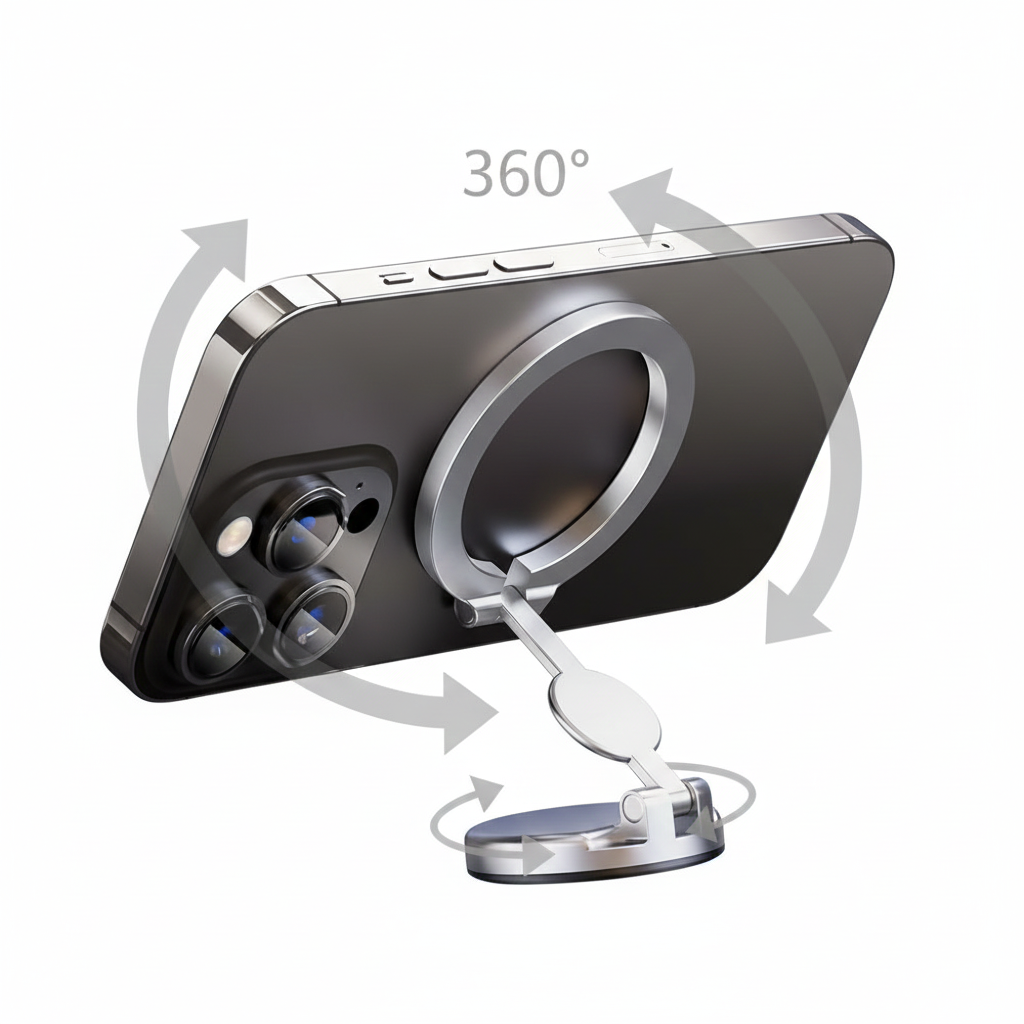 Magnetic Suction Cup Phone Stand